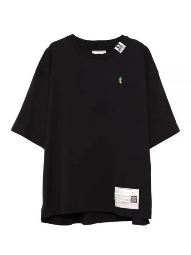 A13TS631 BLACK Duck embroidery T shirt - MIHARA YASUHIRO - BALAAN 1