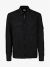 Taylon L Lens Shirt Zip Up Jacket Black - CP COMPANY - BALAAN 2