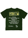 Studio Logo Printing Frye Short Sleeve T-Shirt Khaki - CODE I'M - BALAAN 4