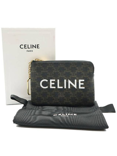 Celine 10C662CA2 Triope Canvas Card Pouch Coin Purse - CELINE - BALAAN 2