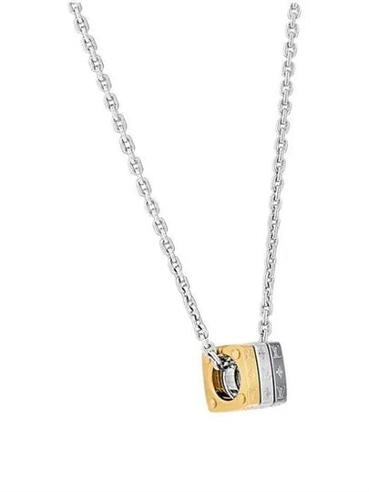 Monogram Bold Necklace Gold Silver - LOUIS VUITTON - BALAAN 2