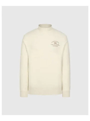 TRAVISMATHEW Men s Mockneck Windproof Sweater Ivory - TRAVIS SCOTT - BALAAN 1