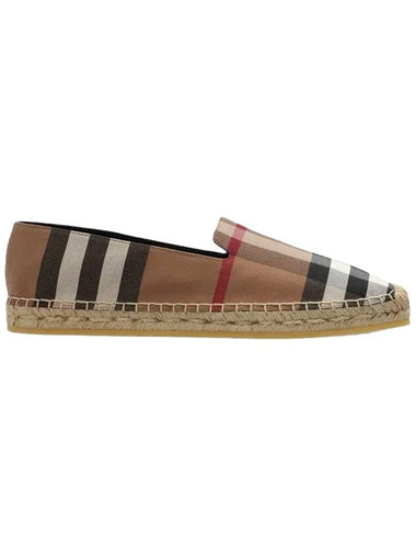 Check Espadrilles Shoes Brown - BURBERRY - BALAAN 1