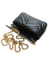 GG Marmont Matelasse Leather Super Mini Bag Black - GUCCI - BALAAN 5