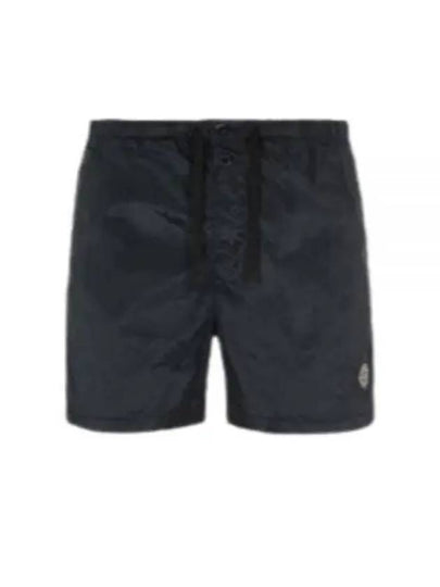 Wappen Patch Nylon Metal Swim Shorts Navy - STONE ISLAND - BALAAN 2