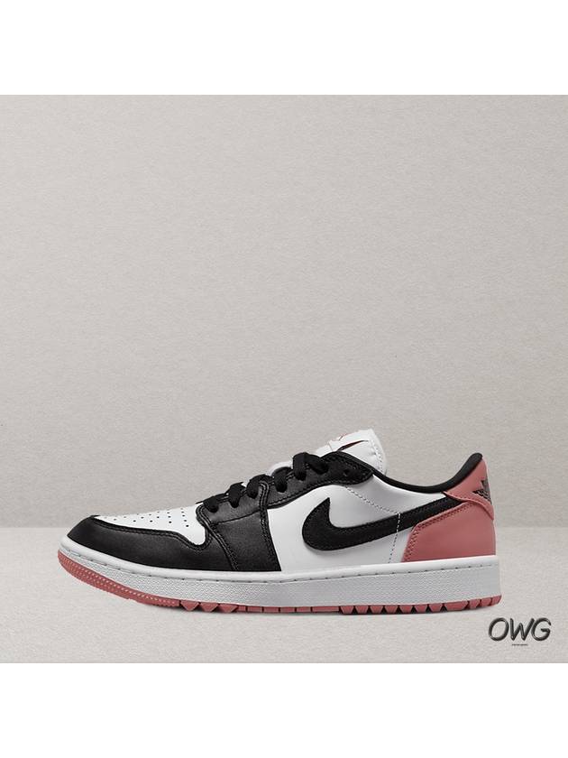 Air Jordan 1 Golf Low Top Sneakers Rust Pink - NIKE - BALAAN 3