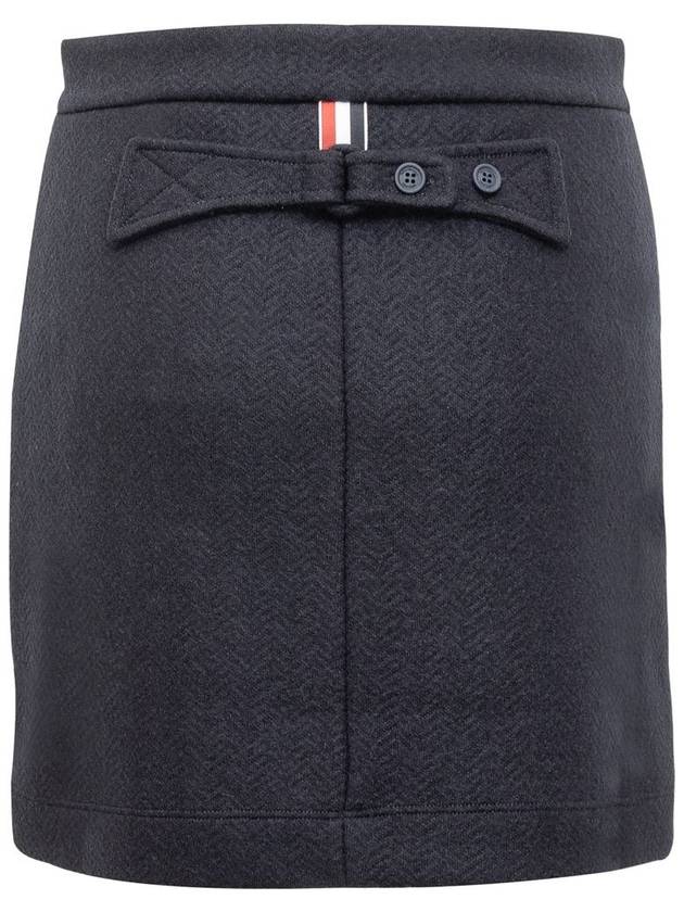 high waist herringbone mini skirt FJK123AJ0160 - THOM BROWNE - BALAAN 3