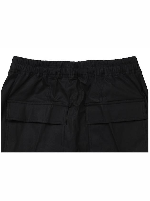 Drawstring Crop Cotton Baggy Pants Black - RICK OWENS - BALAAN 6