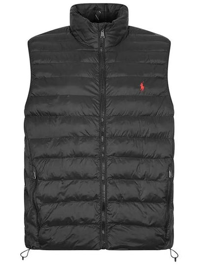 Logo String Padded Vest Black - POLO RALPH LAUREN - BALAAN 2