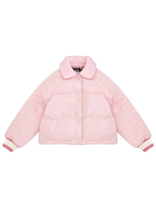 Kids Women Logo Quilted Padding Light Pink 8069477 Others 1007250 - BURBERRY - BALAAN 1