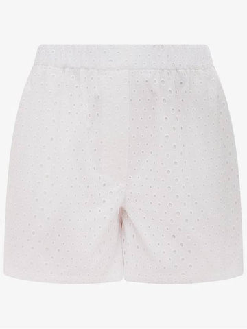 23 ss Embroidered Cotton Shorts FD52SH0679FG02 B0650029602 - KENZO - BALAAN 1