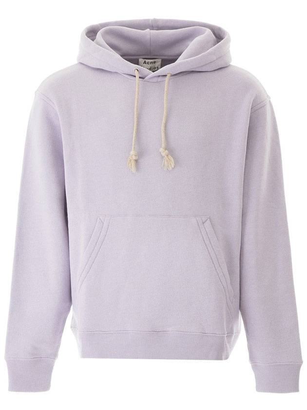 Logo Patch Hoodie Lilac Purple - ACNE STUDIOS - BALAAN 1