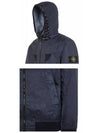 Wappen Patch Nylon Hooded Jacket Navy - STONE ISLAND - BALAAN 6