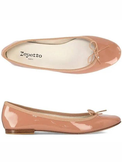 Women's Cendrillon Leather Ballerinas Flat Pink - REPETTO - BALAAN 2