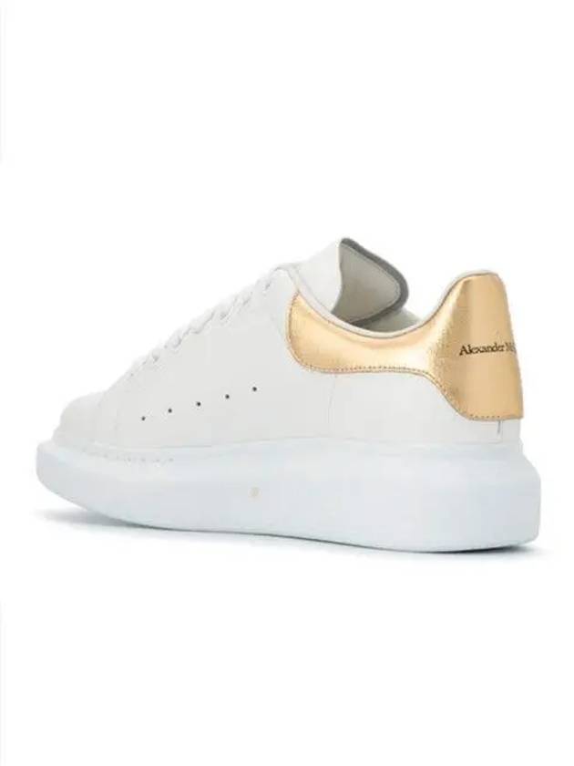 Oversized Low Top Sneakers White Gold - ALEXANDER MCQUEEN - BALAAN 4