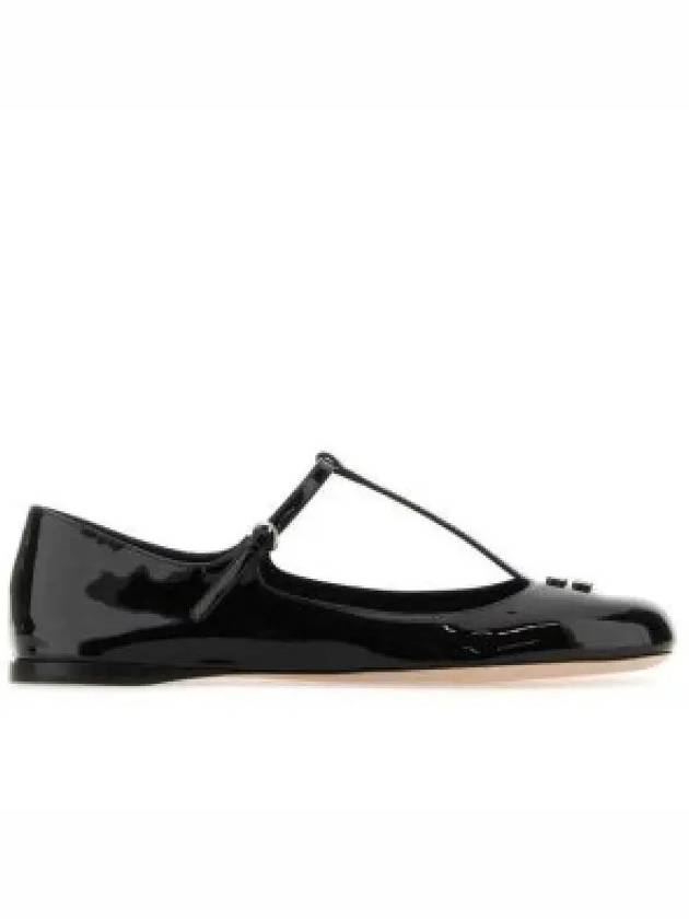 Patent Leather Ballerinas Black - MIU MIU - BALAAN 2