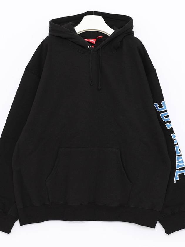 FW23SW49 BLACK side logo hoodie - SUPREME - BALAAN 2