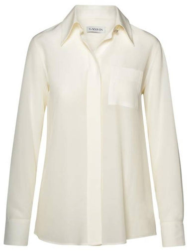 Short Sleeve T-Shirt RW SI0109 5735 P24001 White - LANVIN - BALAAN 1