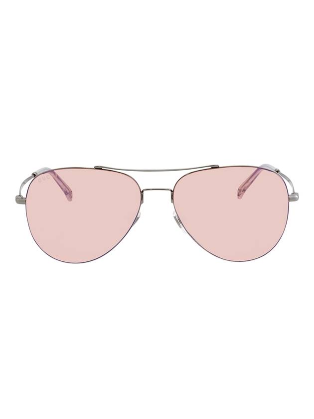 Eyewear Boeing Metal Sunglasses Pink - GUCCI - BALAAN.