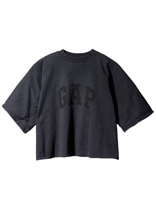 Gap Engineered by Balenciaga Dove Short Sleeve T-Shirt Black - YEEZY - BALAAN.