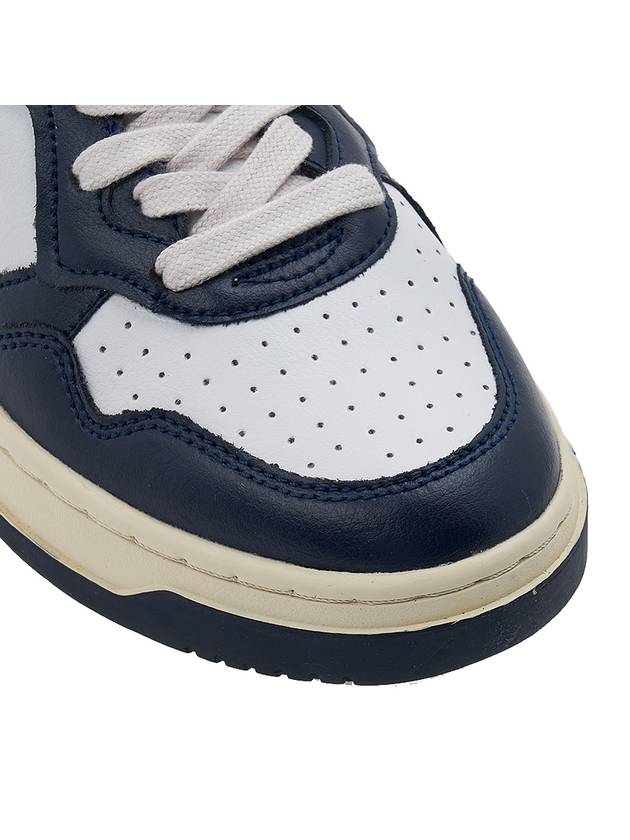 Medalist Navy Tab Low Top Sneakers White Navy - AUTRY - BALAAN 10