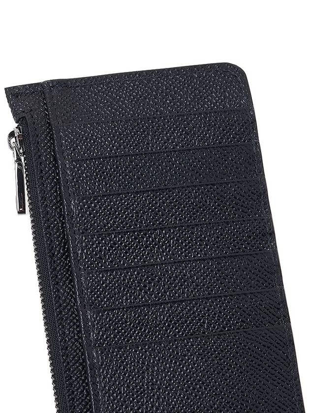 Logo Tag Calfskin Card Wallet Black - DOLCE&GABBANA - BALAAN 9