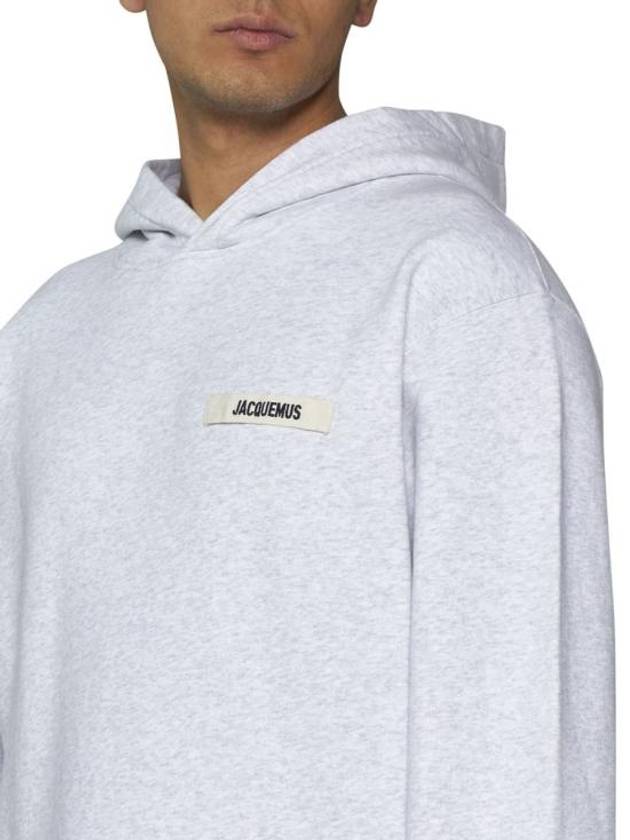 Le Gros Grain Hoodie White - JACQUEMUS - BALAAN 5