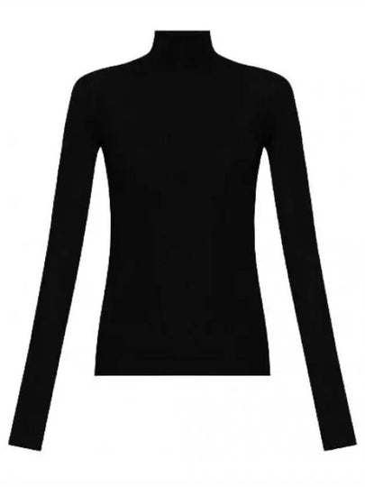 Woolen Turtleneck Black - BOTTEGA VENETA - BALAAN 2