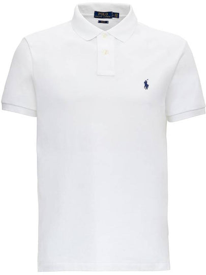 Men's Embroidered Logo PK Shirt White - POLO RALPH LAUREN - BALAAN 2