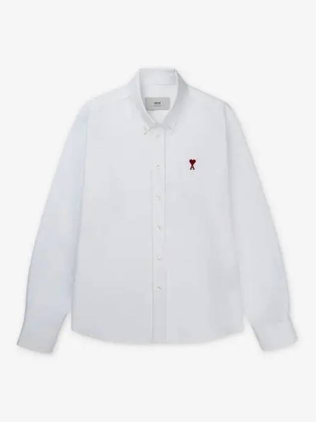 De Coeur Long Sleeve Shirt Ivory - AMI - BALAAN 2