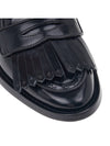 Kilt Varsity Leather Penny BLoafers Black - THOM BROWNE - BALAAN 10