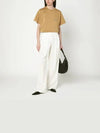 Mango Cotton Short Sleeve T-Shirt Ecru - MAX MARA - BALAAN 4