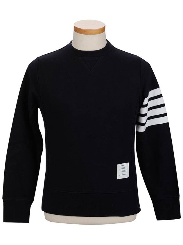 4 Bar Loopback Jersey Sweatshirt Navy - THOM BROWNE - BALAAN 3