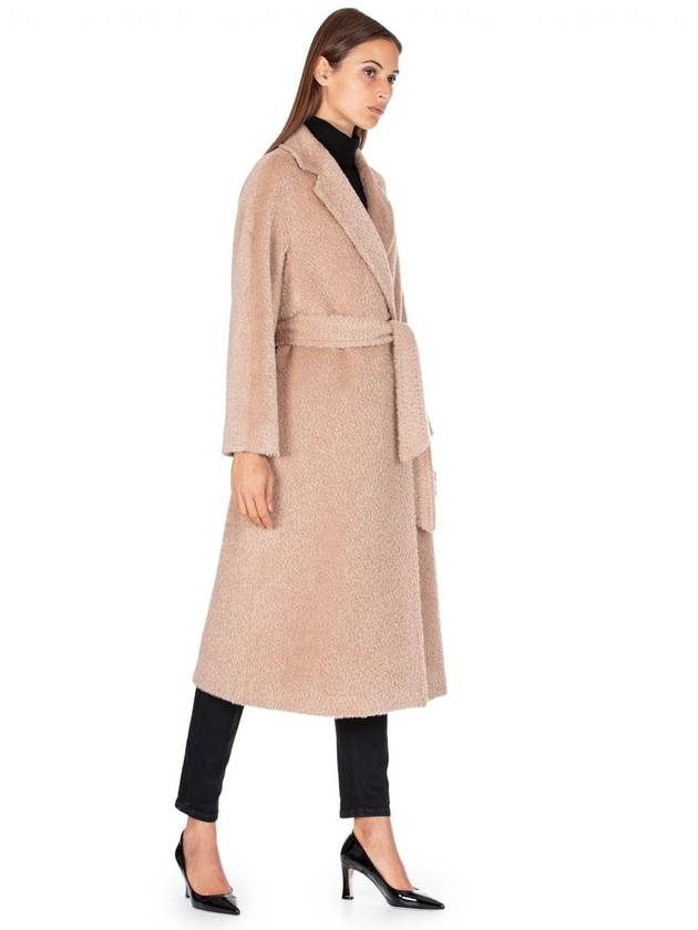 GENARCA Alpaca Wool Single Coat Beige - MAX MARA - BALAAN.