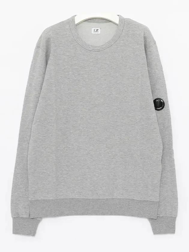 Light Fleece Sweatshirt Grey - CP COMPANY - BALAAN 4