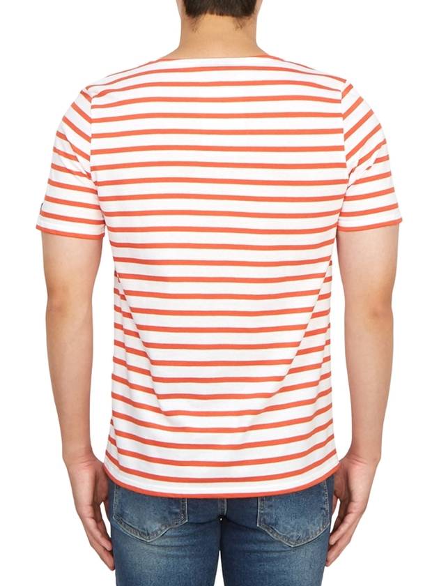 Levant Striped Sailor Short Sleeve T-Shirt Neju Sanguin - SAINT JAMES - BALAAN 5