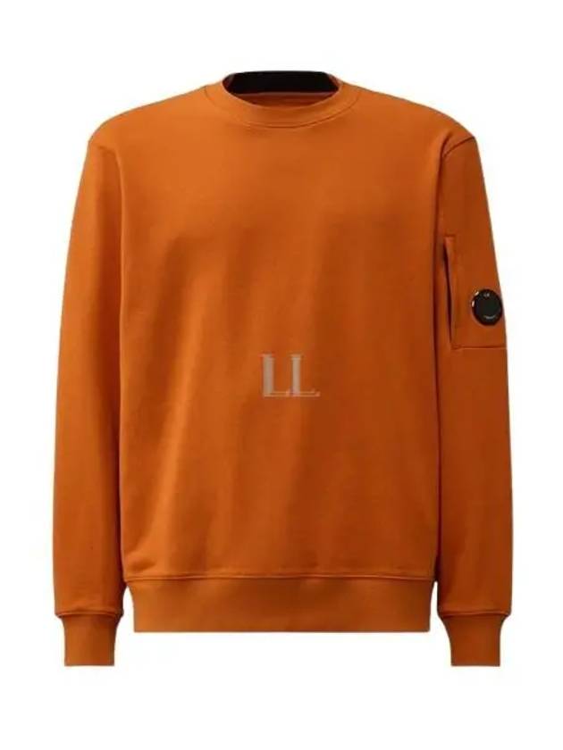 Brushed Emerized Diagonal Fleece Lens Sweatshirt Orange - CP COMPANY - BALAAN 2