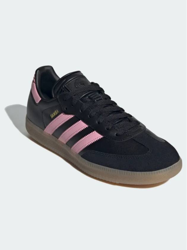 Inter Miami CF x Samba Core Black Pink IH8157 - ADIDAS ORIGINALS - BALAAN 4