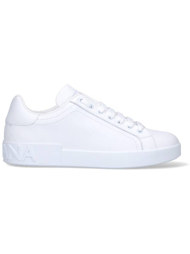 Portofino Calfskin Low Top Sneakers White - DOLCE&GABBANA - BALAAN 2