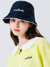 Ribbon tie nylon bucket hat NAVY - MONBIRDIE GOLF - BALAAN 3