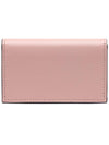 Logo Color Block Saffiano Card Wallet Pink - MARNI - BALAAN 5