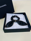 CC logo tripe leather ribbon hairband choushu AA8258 - CHANEL - BALAAN 4