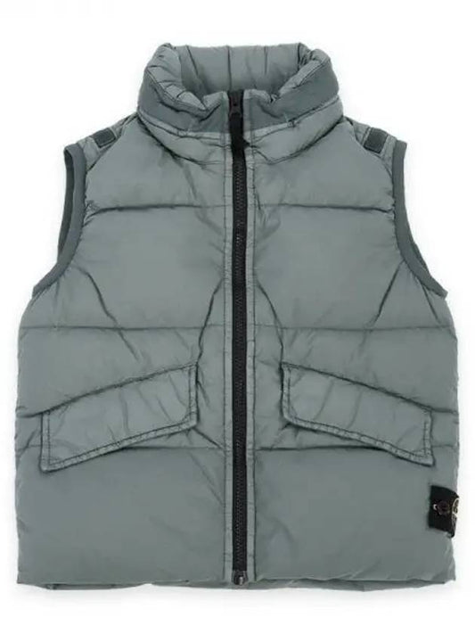 Stone Kids Waffen Patch Quilted Padded Vest 7916G0123 V0063 1064960 - STONE ISLAND - BALAAN 1