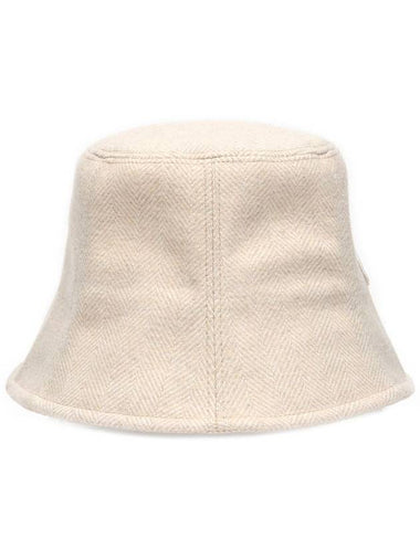 Doyou Know MC Women s Wool Blend Herringbone Jacquard Cream Beige Bucket Hat DO6242AH32 2 - DOYOUKNOWMC GOLF WEAR - BALAAN 1