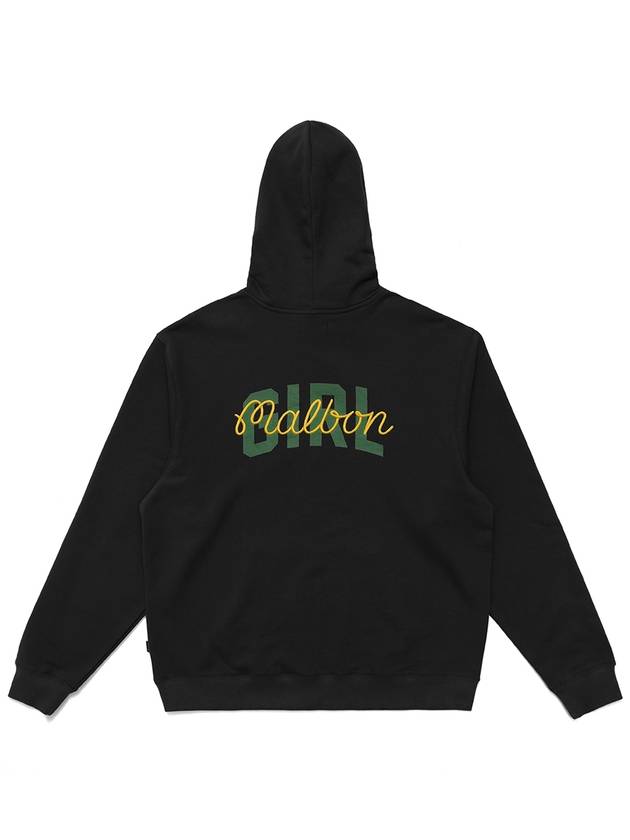 MALBON x GIRL Thompson Unbo x ed Hoodie BLACK M3113LHD06BLK - MALBON GOLF - BALAAN 3