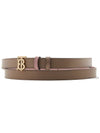 24 ss OAT Beige DUSKY Pink Leather Belt 8066050A1435 B0481005203 - BURBERRY - BALAAN 3