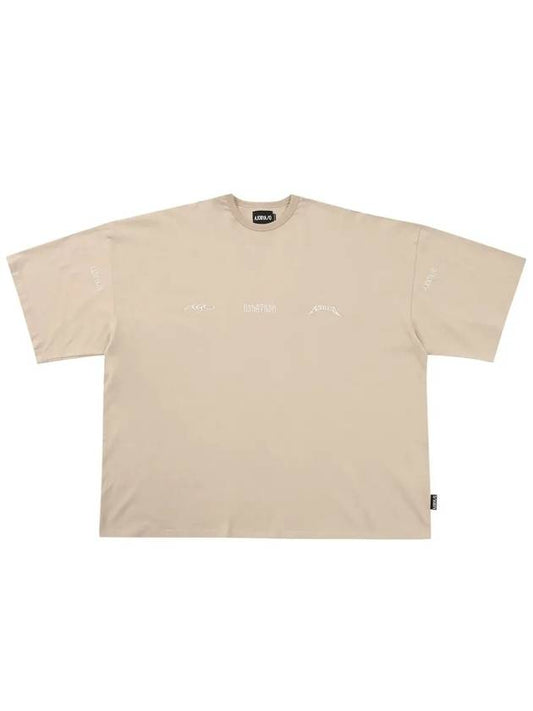 total logo short sleeve t-shirt beige - AJOBYAJO - BALAAN 2