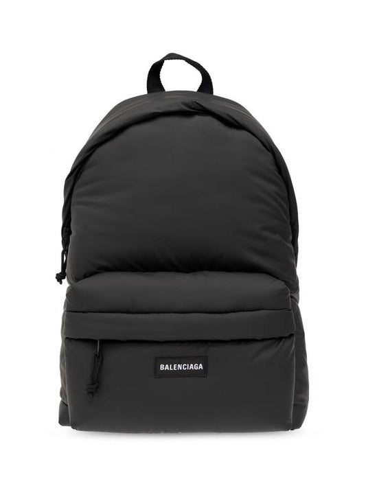 Explorer Logo Patch Backpack Black - BALENCIAGA - BALAAN 1