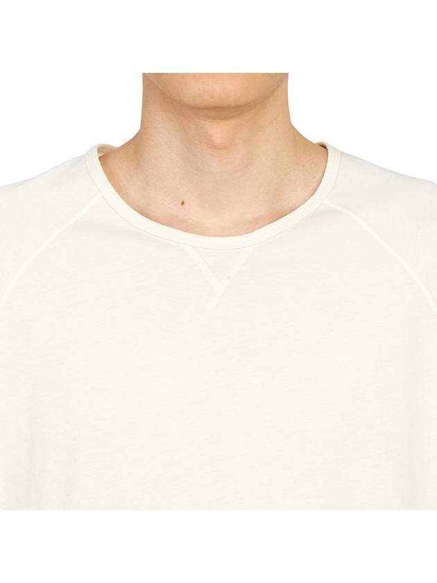 Men's Cotton Long Sleeve T-Shirt Ivory - PAUL SMITH - BALAAN 7