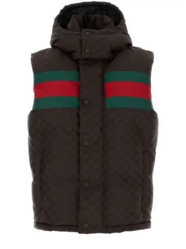 Hooded Down Vest Black - GUCCI - BALAAN 2